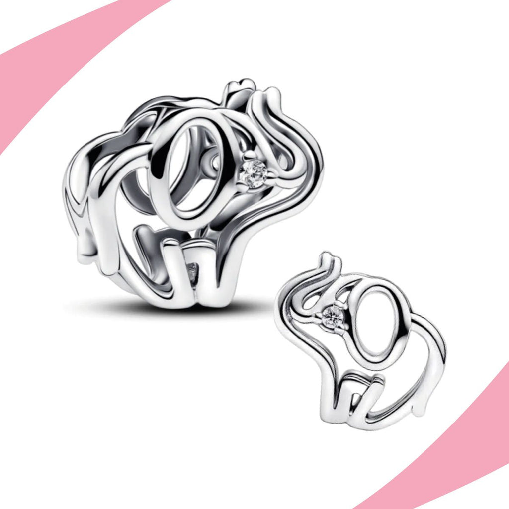 Charm Elefante Silueta