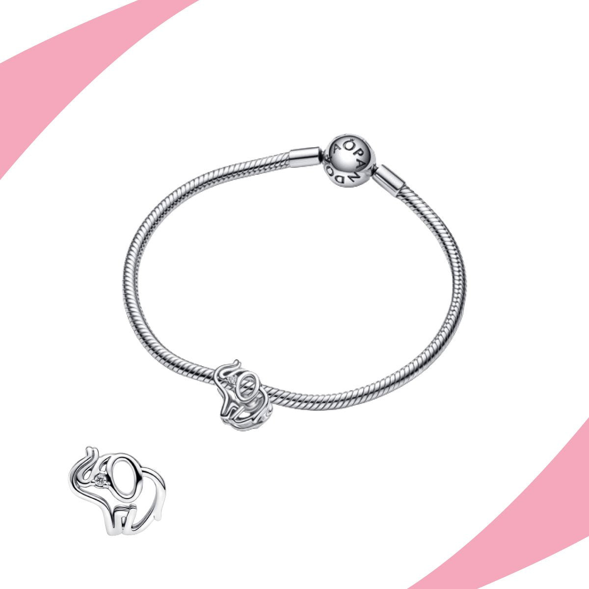 Charm Elefante Silueta