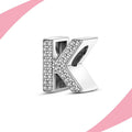 Charm Letra K Brillante