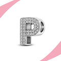 Charm Letra P Brillante