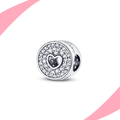 Charm Corazón en Circulo