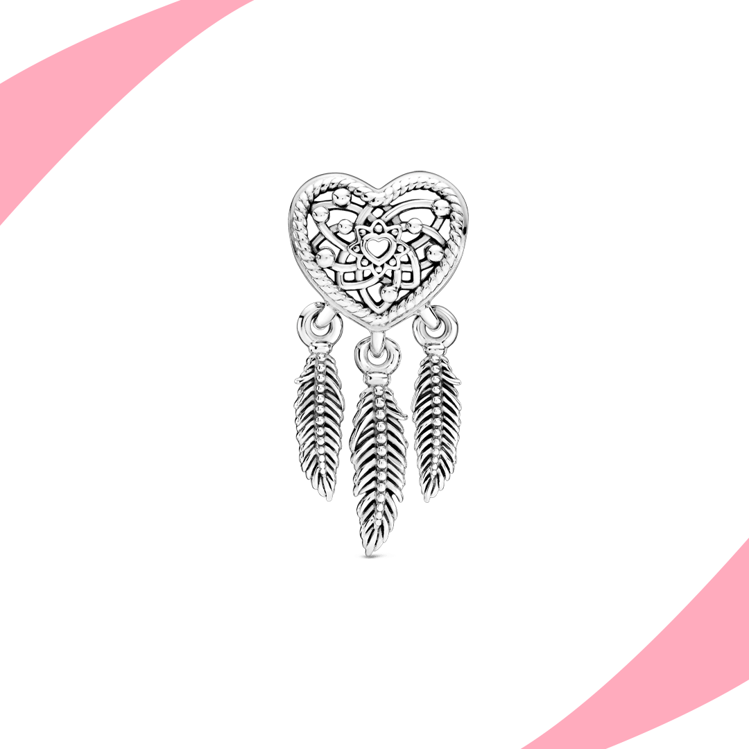 Charm Corazón Atrapasueños