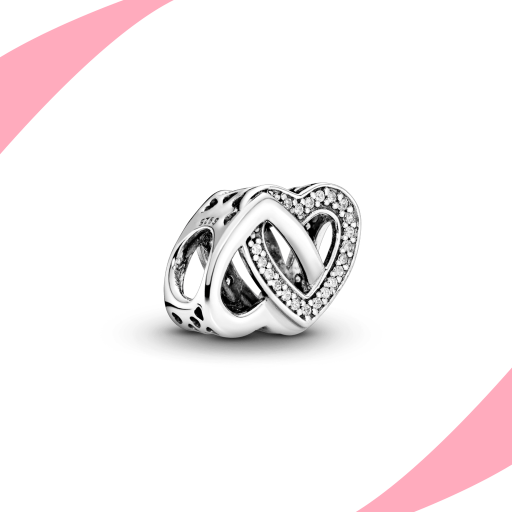 Charm Corazones Entrelazados