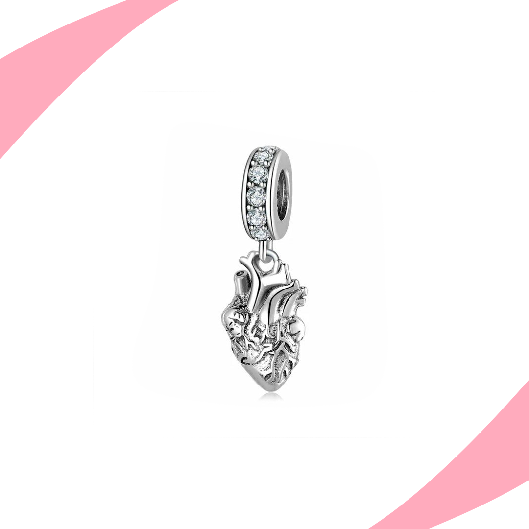 Charm Corazón Realista