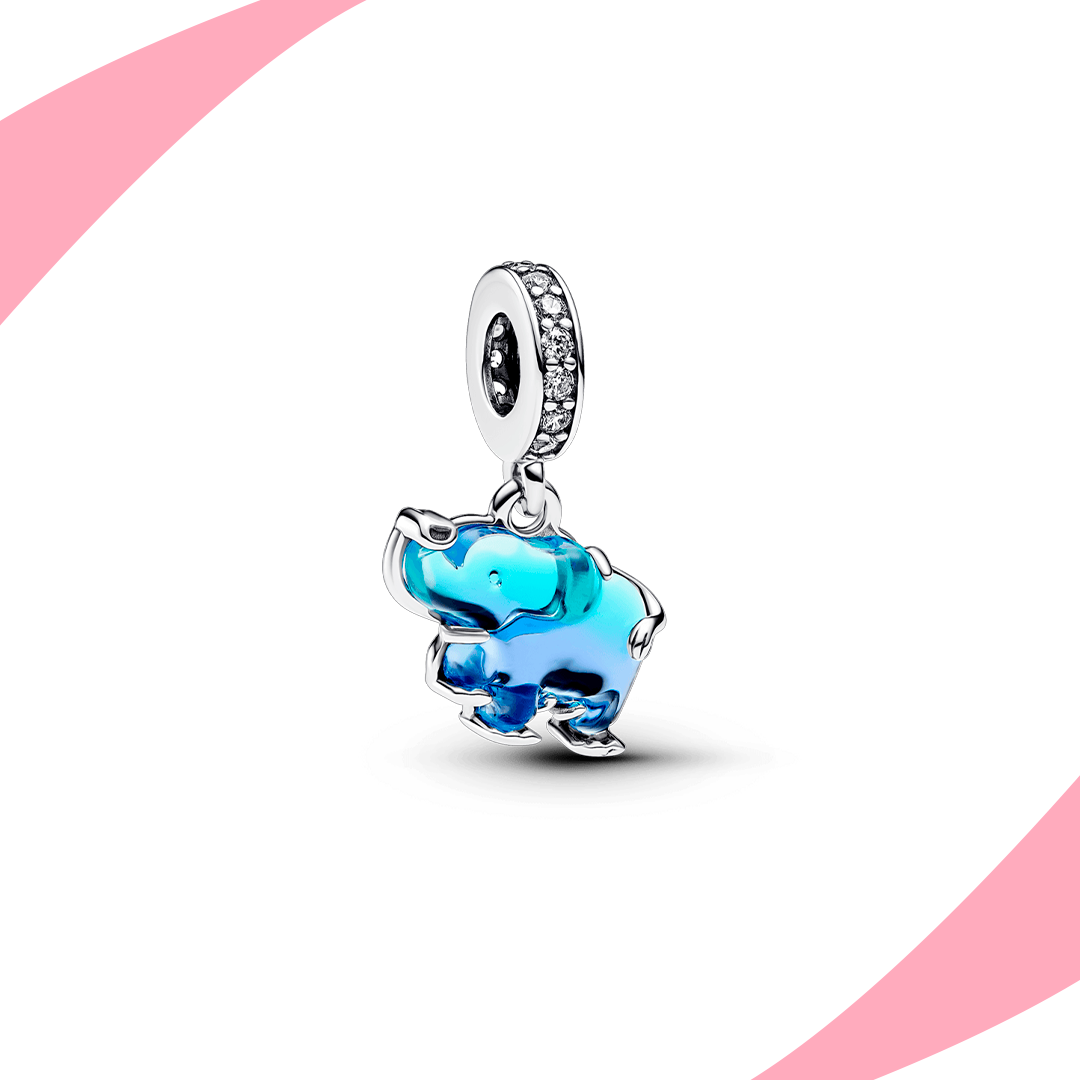 Charm Elefante Azul