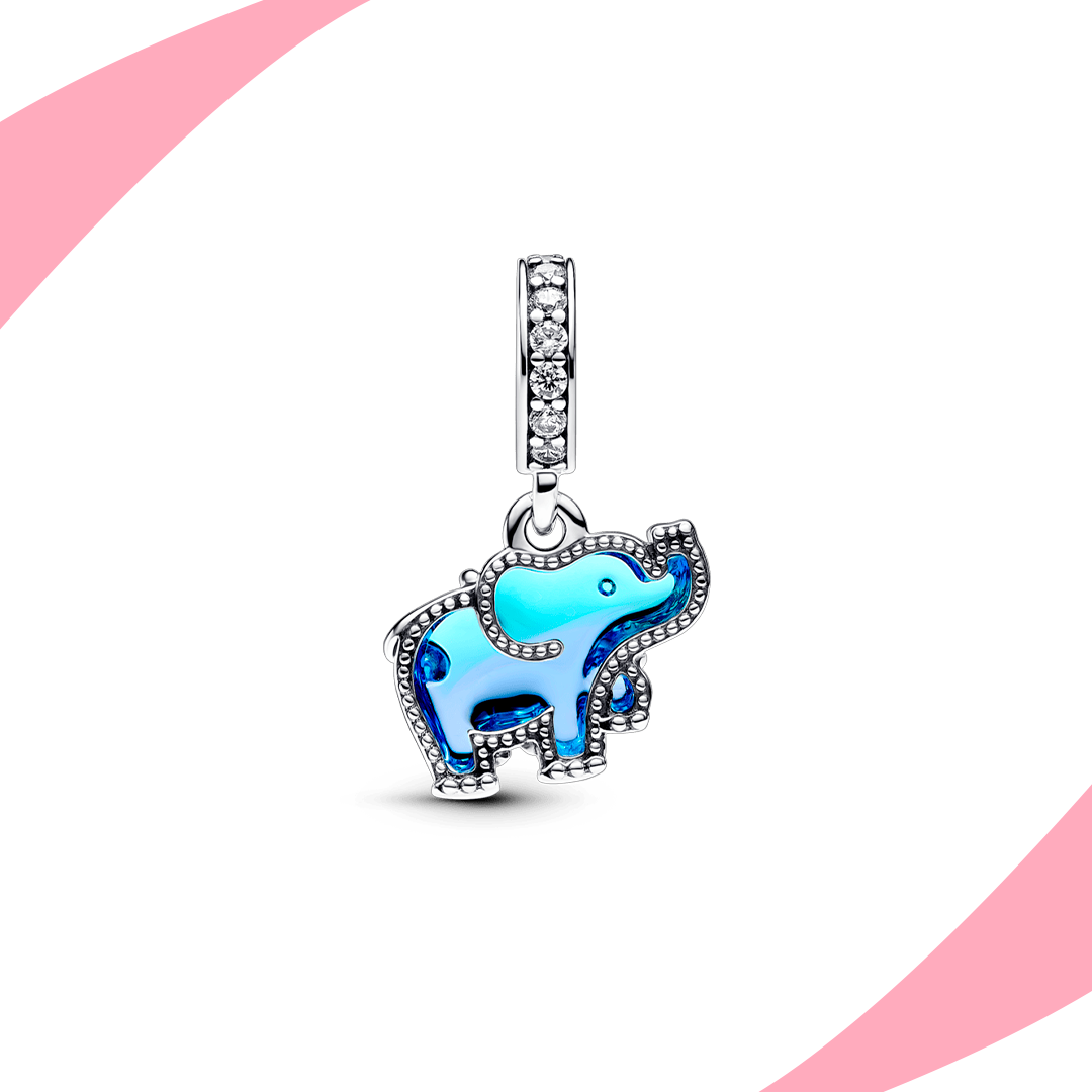 Charm Elefante Azul