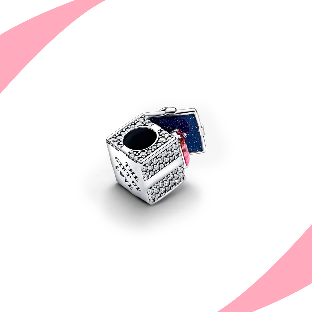 Charm Caja de regalo y Corazón