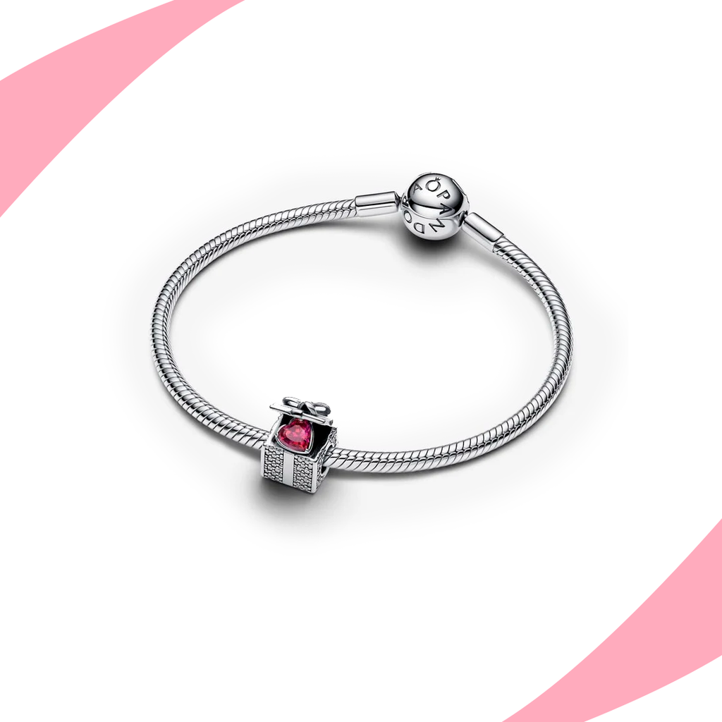 Charm Caja de regalo y Corazón