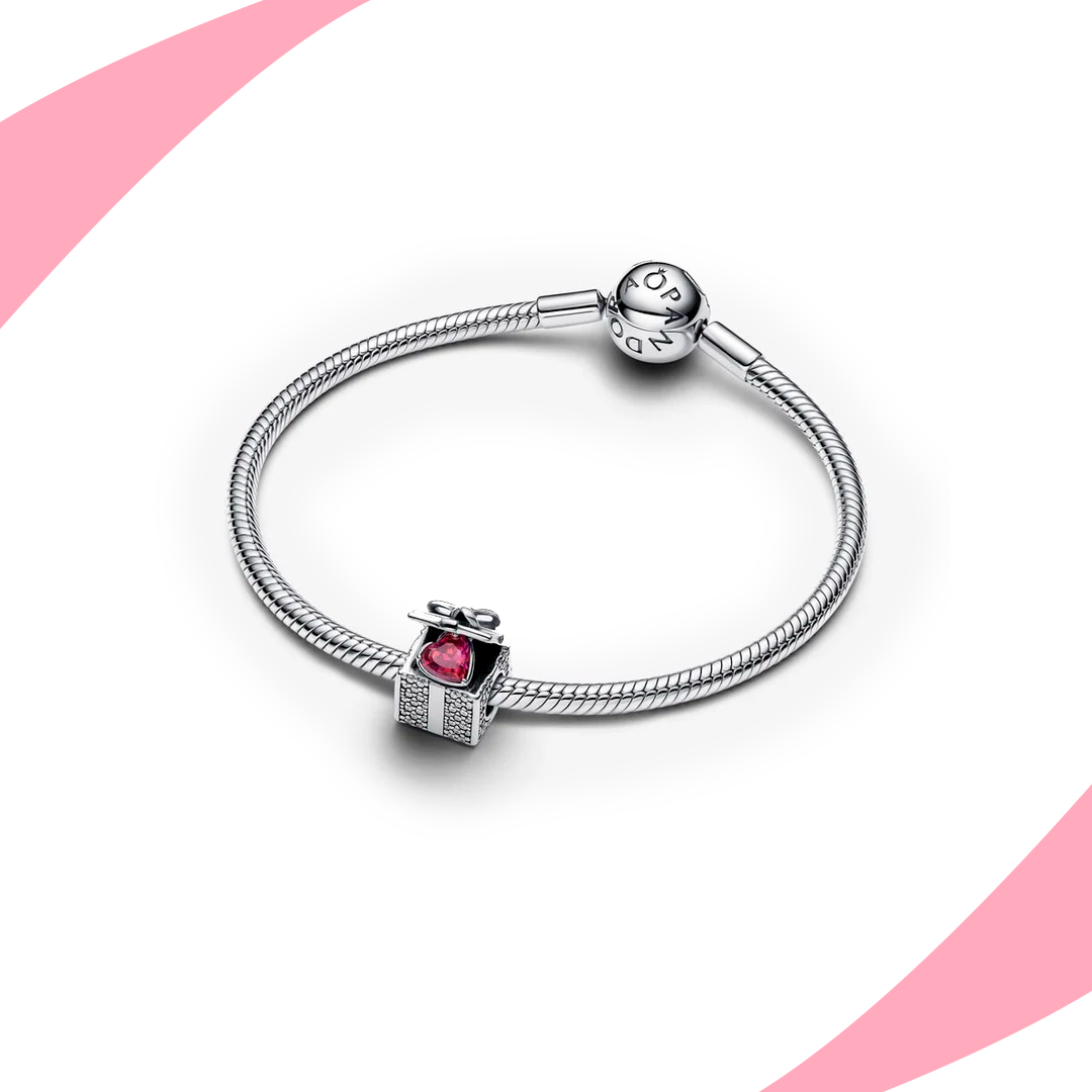 Charm Caja de regalo y Corazón