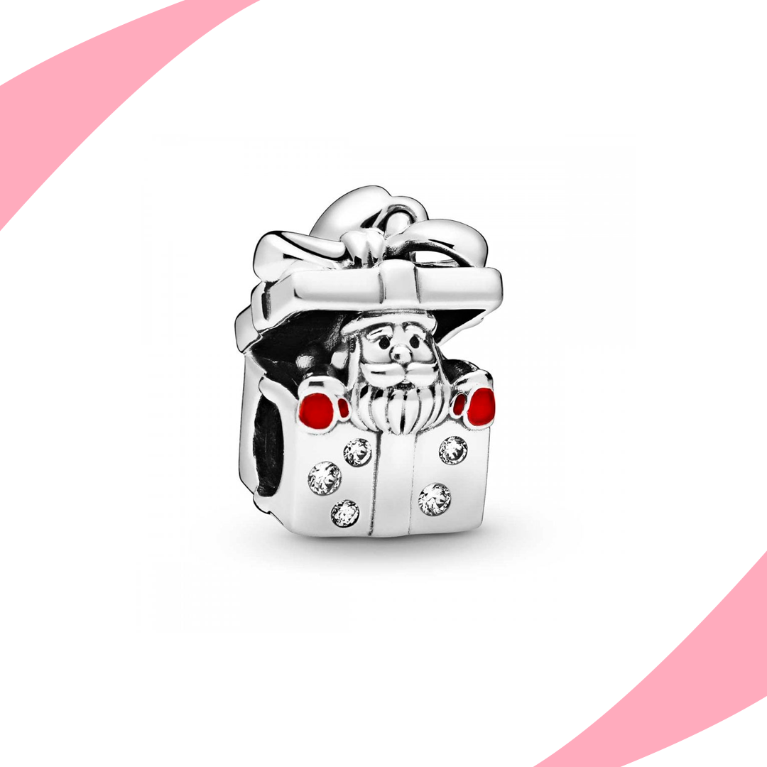 Charm Caja Navideña y Santa Claus