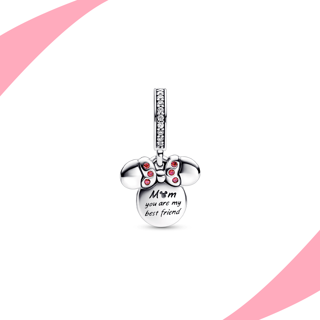Charm Silueta Minnie Mouse y Moño