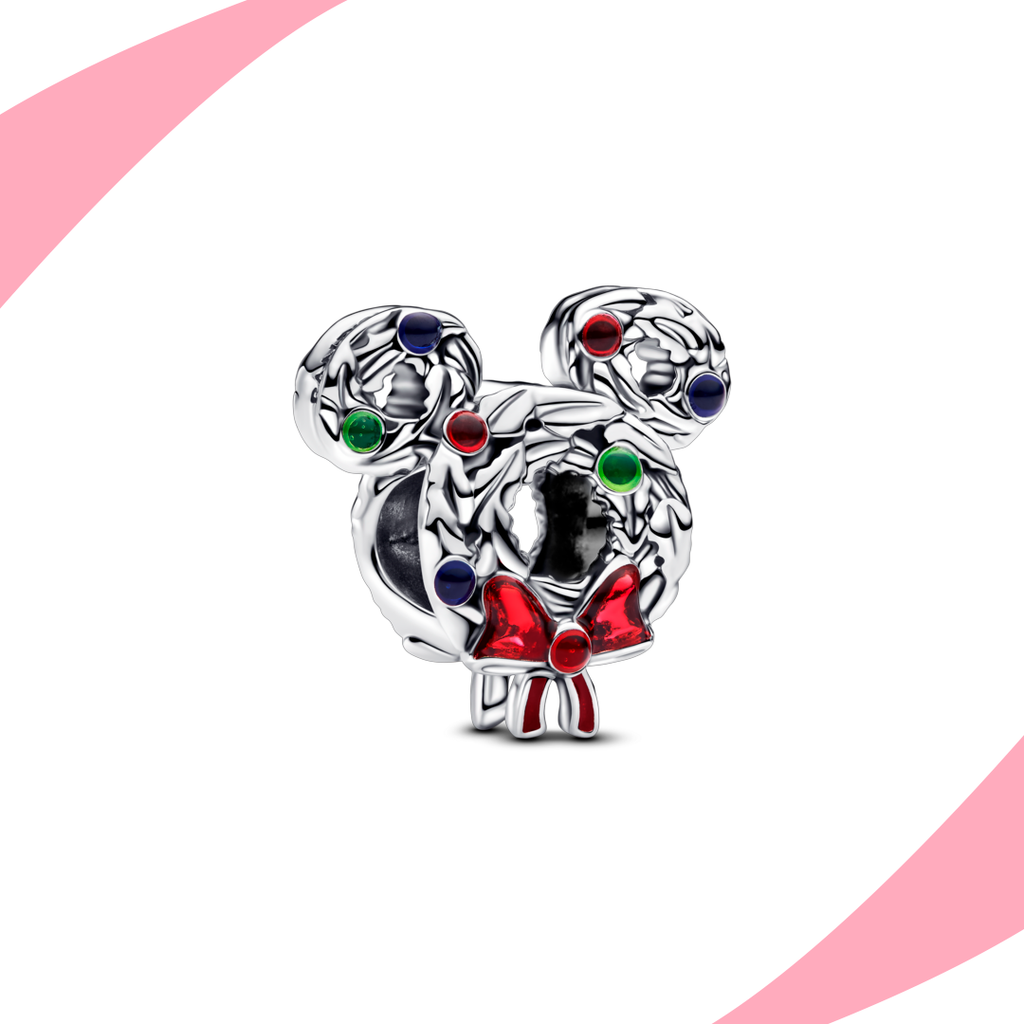 Charm Corona Navideña Mickey Mouse