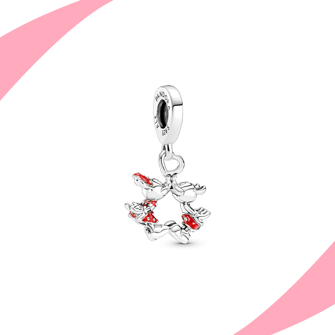 Charm Beso Mickey y Minnie Mouse