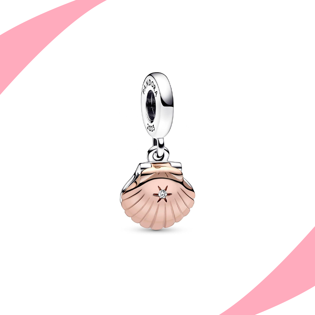 Charm Concha Rosa