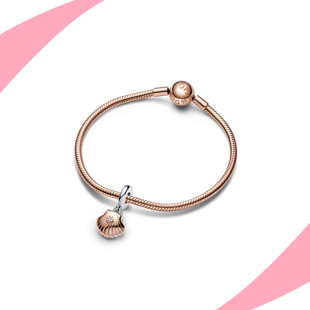 Charm Concha Rosa
