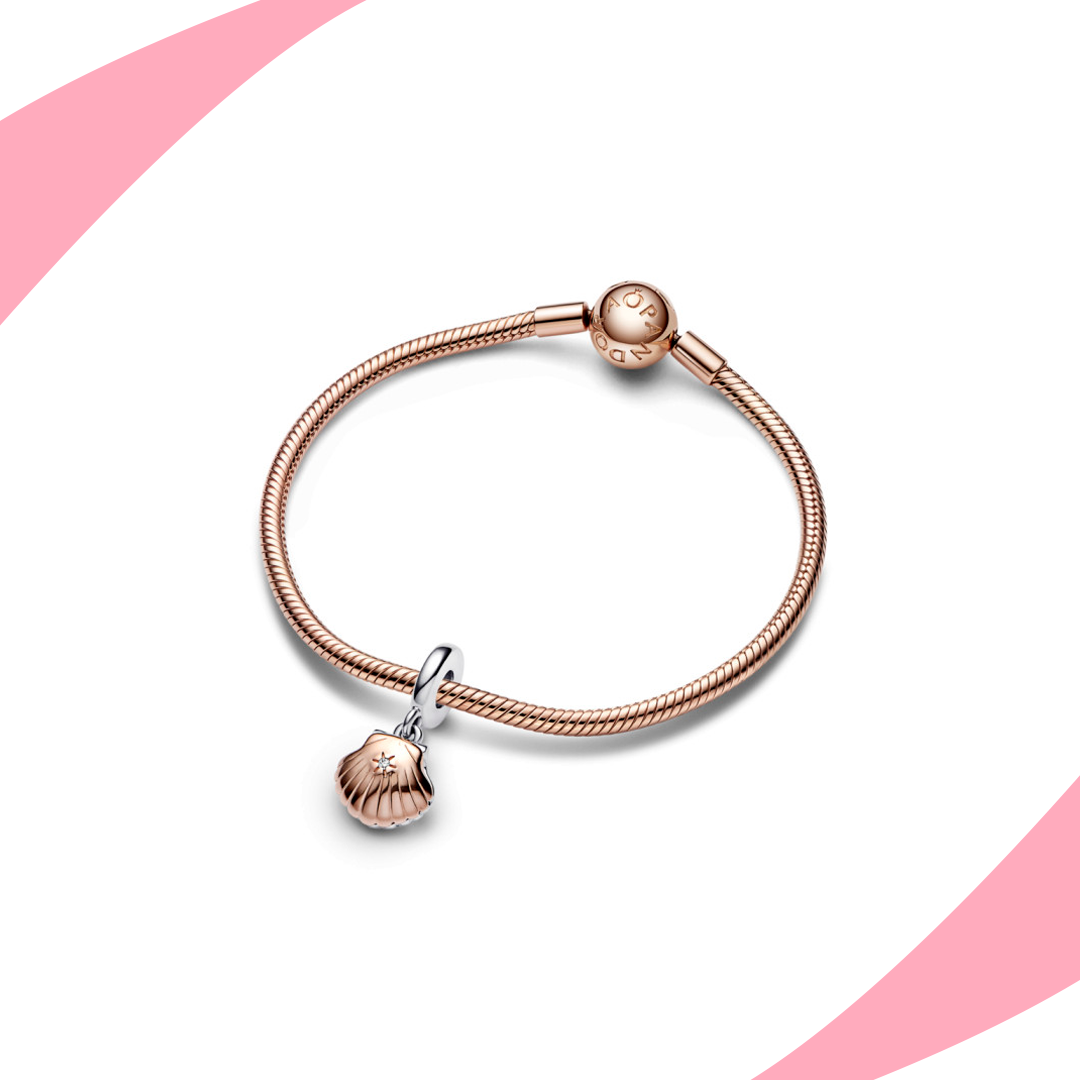 Charm Concha Rosa