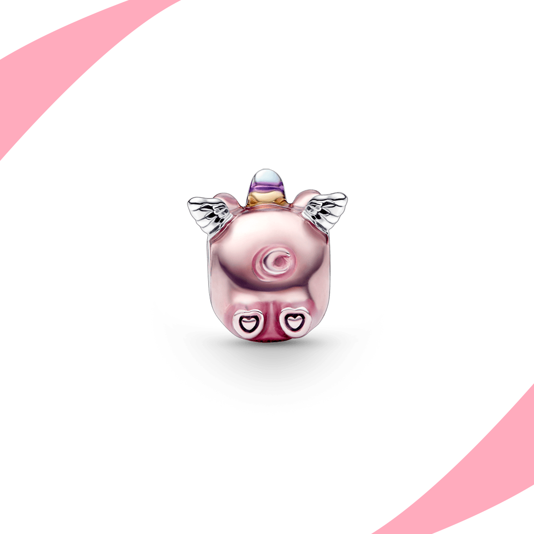 Charm Cerdito Unicornio Volador